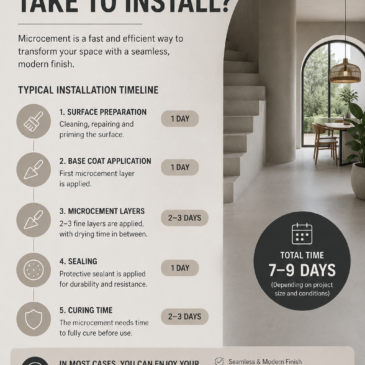 How Long Does Microcement Take to Install?
