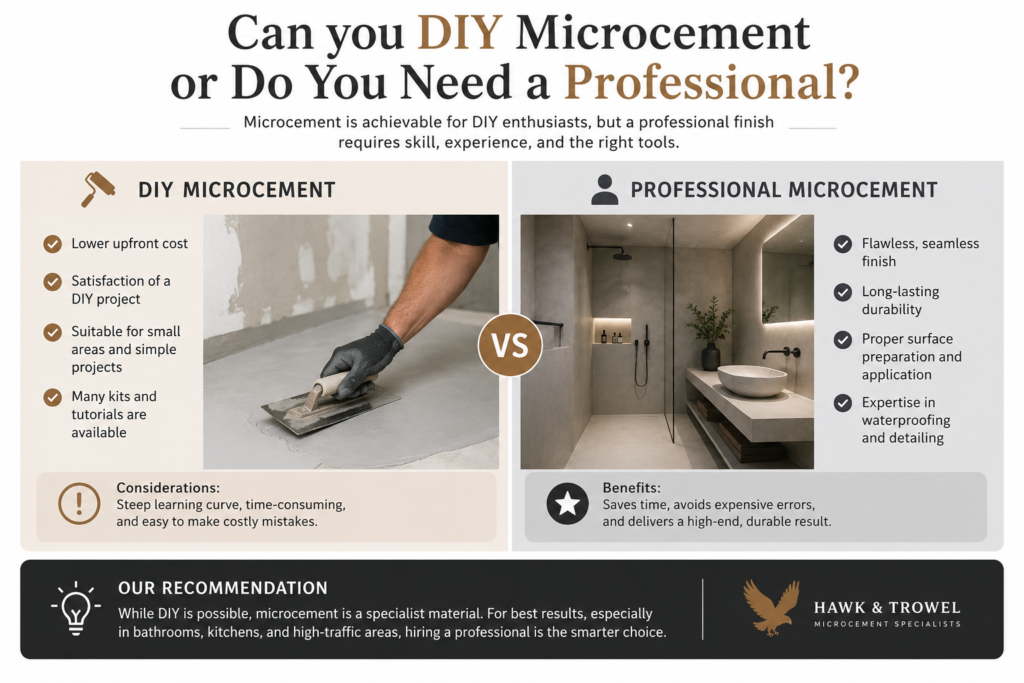 Can You DIY Microcement or Do You Need a Professional?
