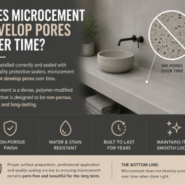 Does Microcement Develope Pores over Time?