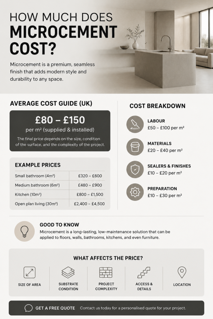 How much does microcement cost?