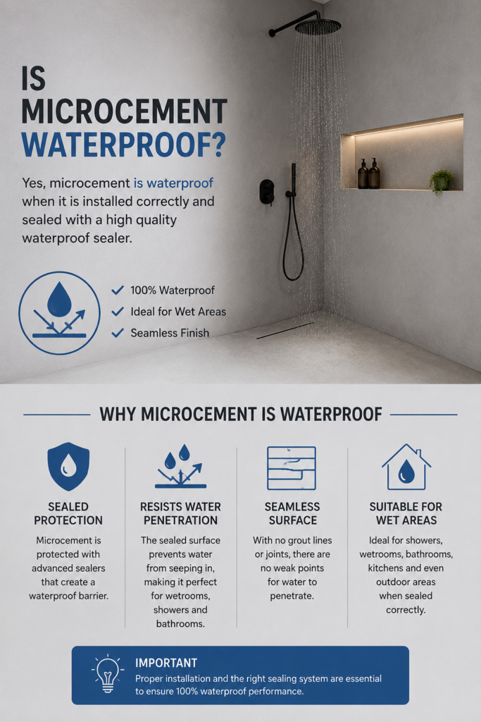 Is Microcement Waterproof?