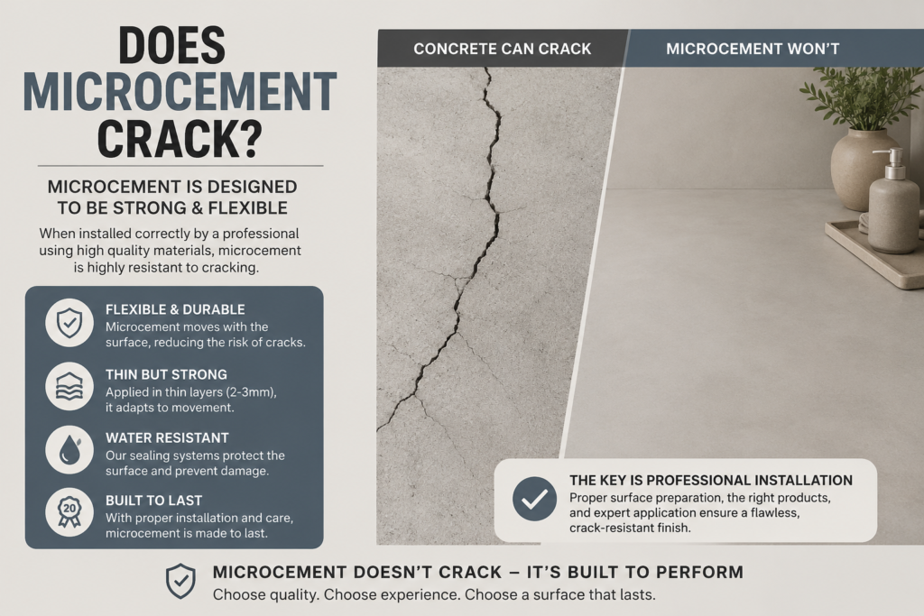 Does Microcement Crack?