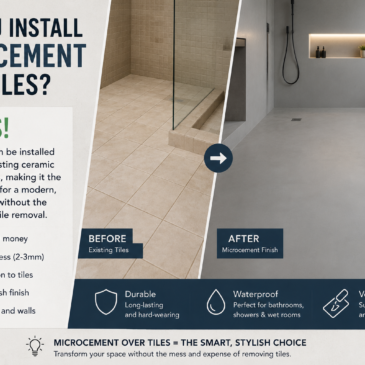 Can You Install Microcement Over Tiles?