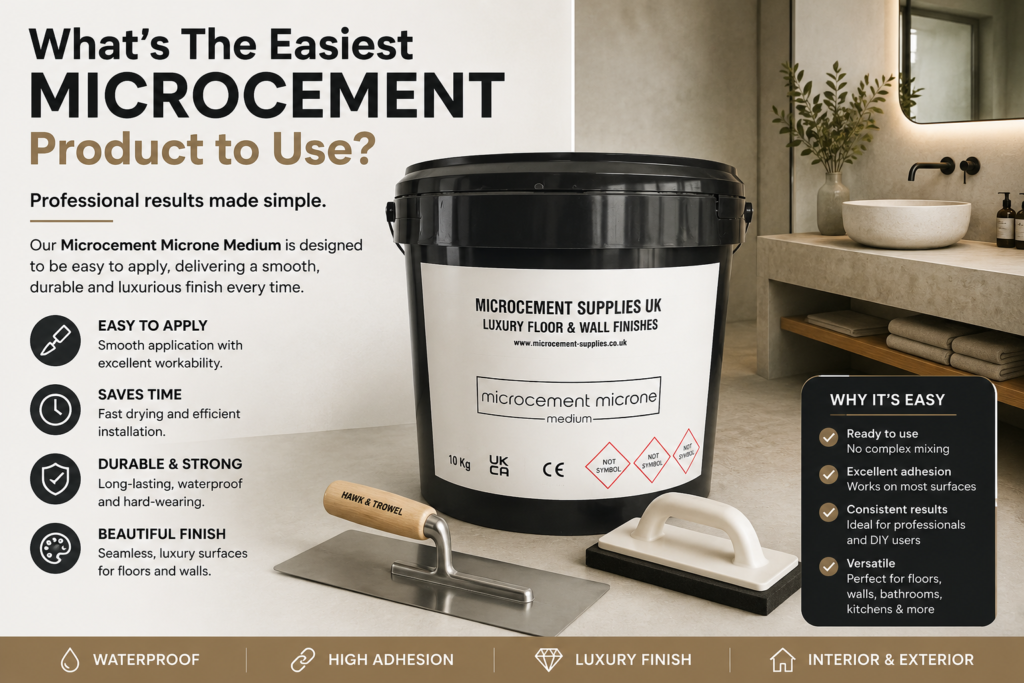 What's The Easiest Microcement Product to Use?